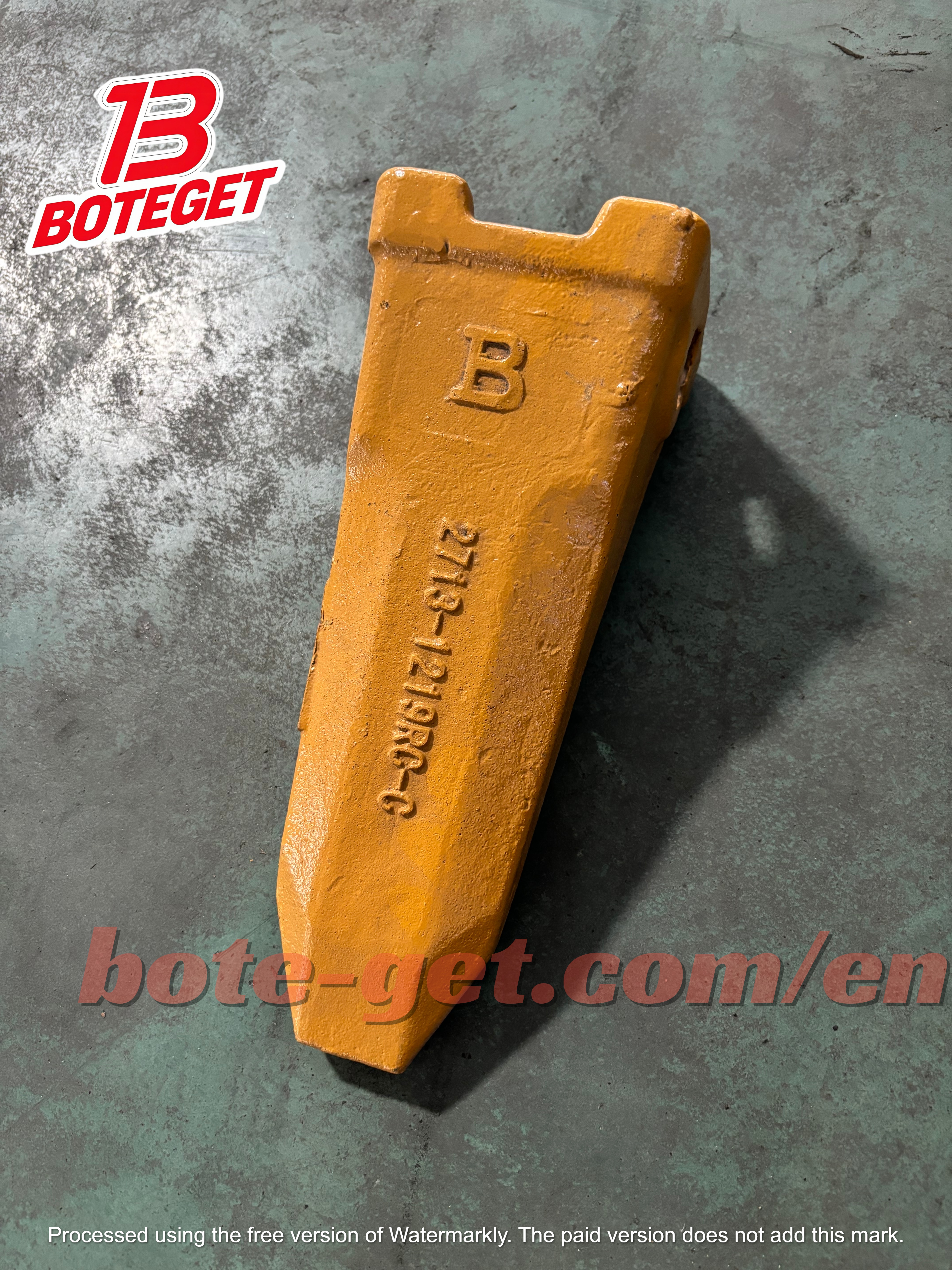 Doosan Daewoo DH300Excavator Tiger Long BucketTooth 2713-1219rc thumbnail 2