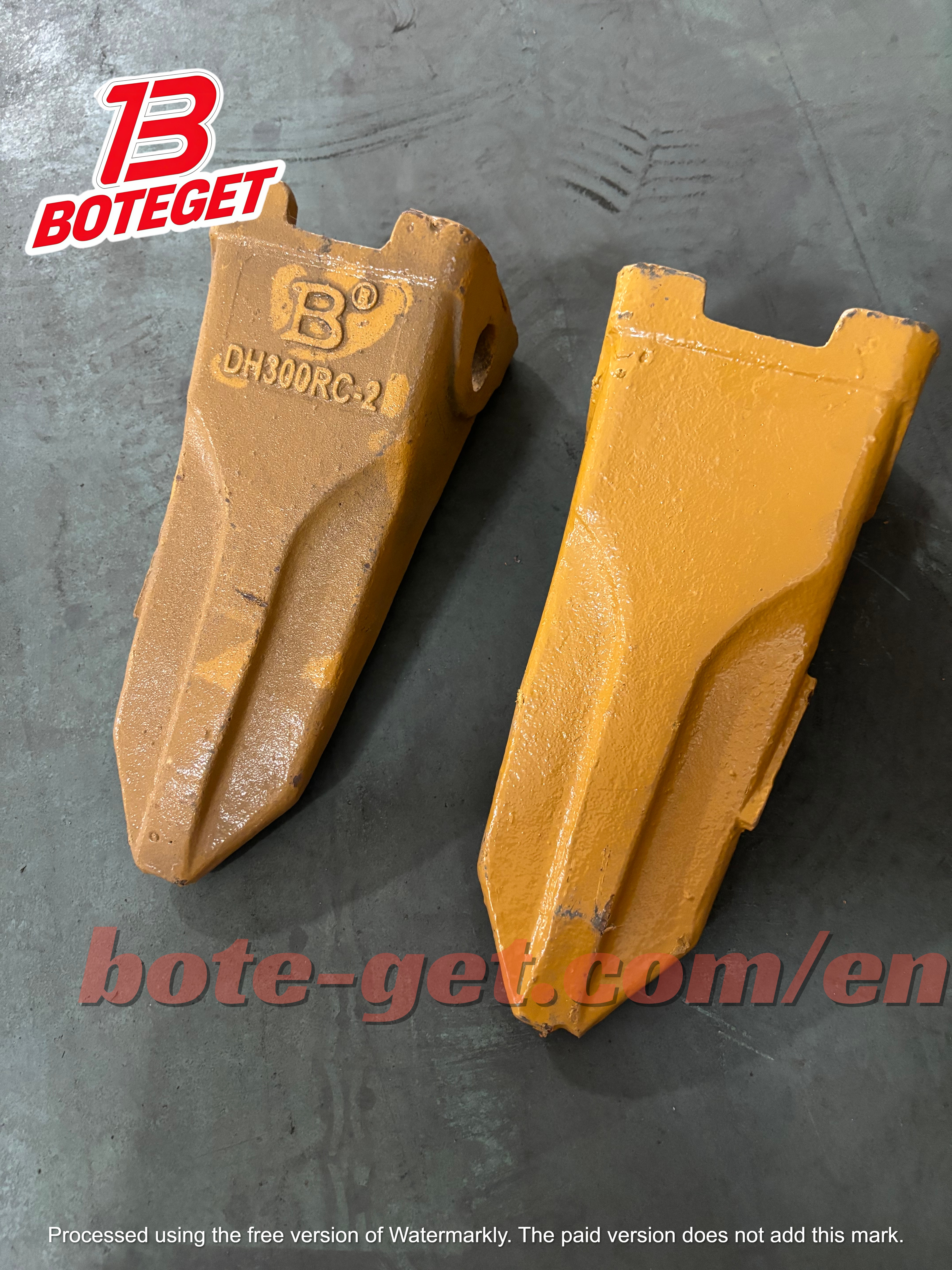 Doosan Daewoo DH300Excavator Tiger Long BucketTooth 2713-1219rc thumbnail 4