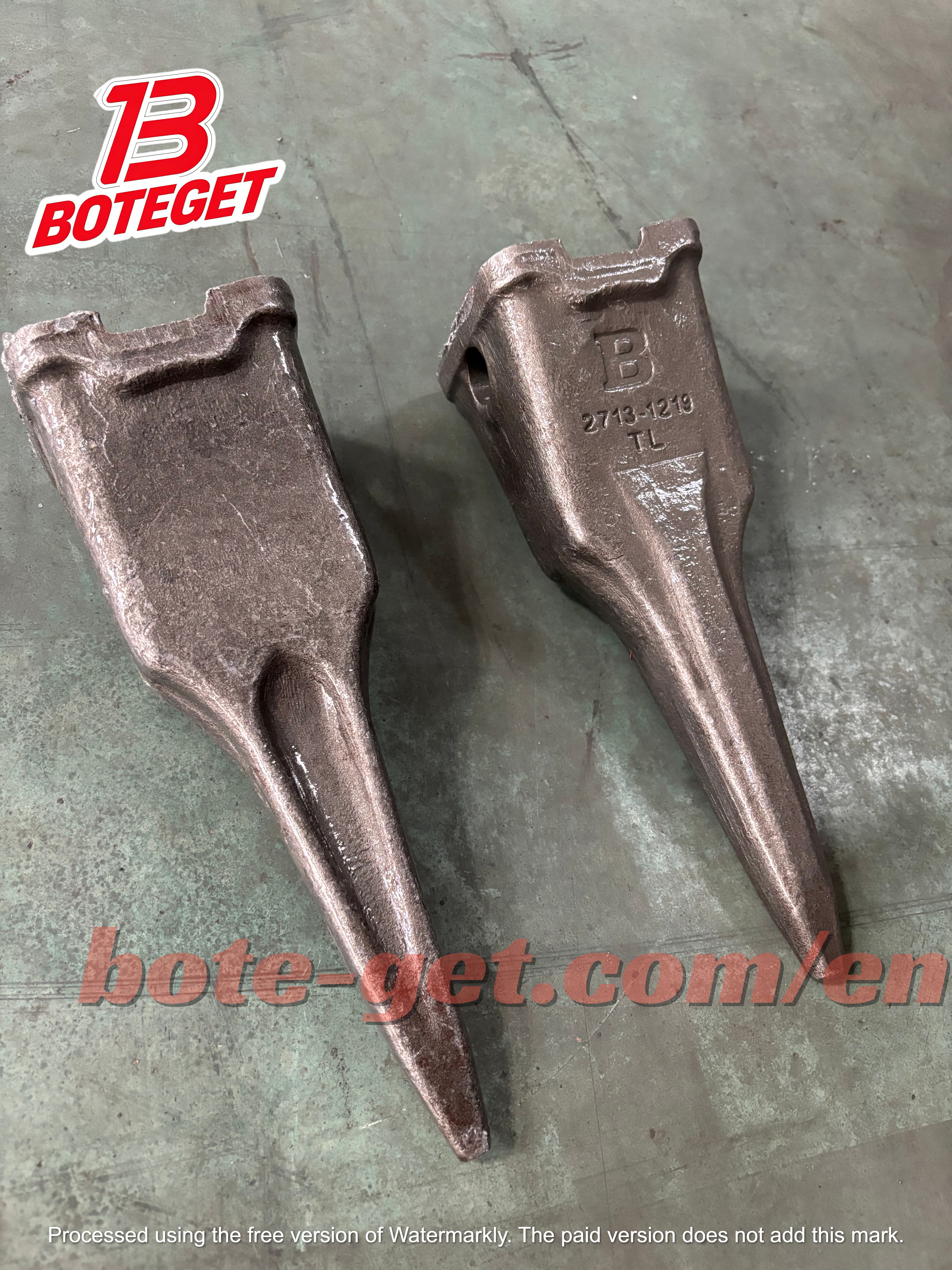 Doosan Daewoo DH300Excavator Tiger Long BucketTooth 2713-1219TL thumbnail 2