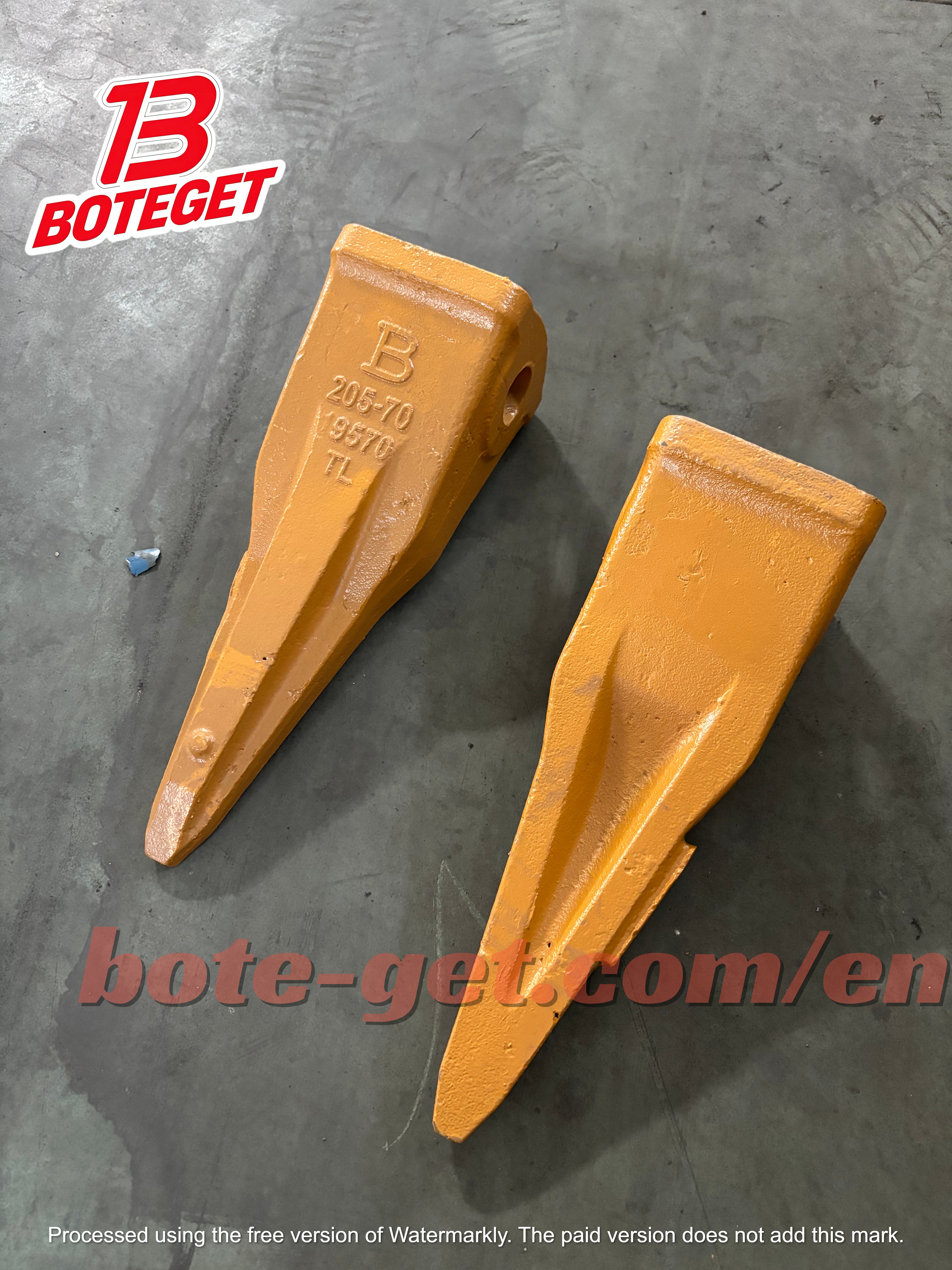 205-70-19570TL  PC-200KOMATSU Excavator Tip thumbnail 2